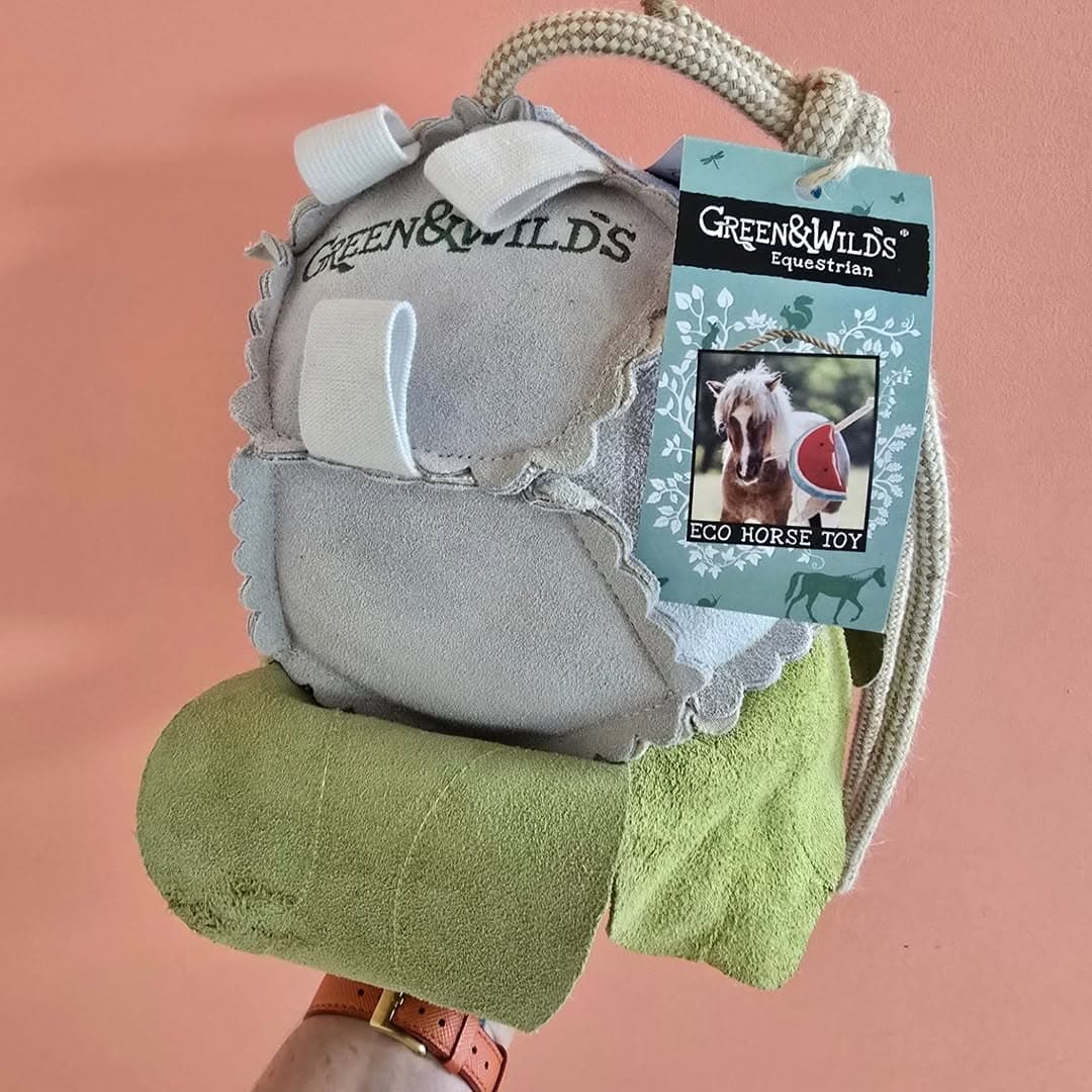 A Green & Wilds eco horse toy stocked at the shop